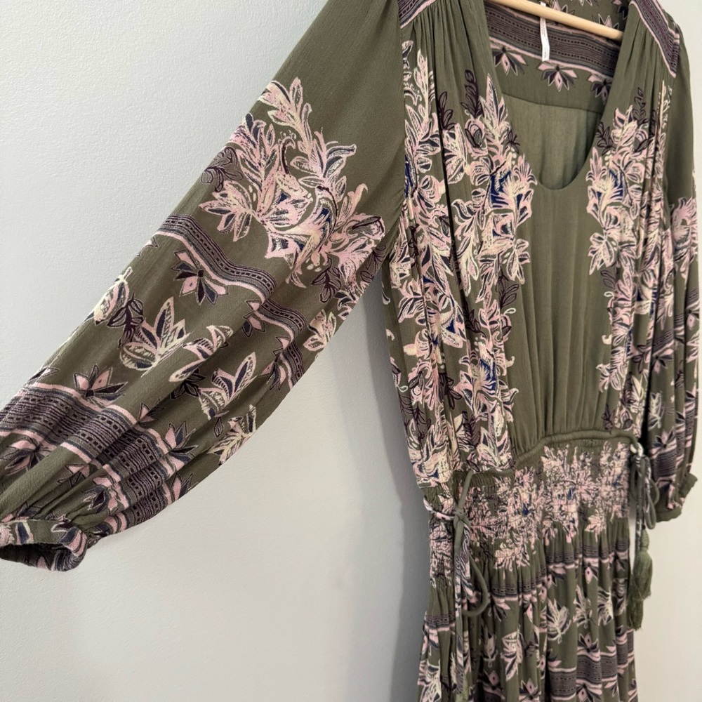 Free People Moonlight Drive Dress Floral Boho Small - Picture 6 of 16